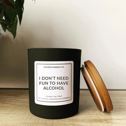 I Don't Need Fun to Have Alcohol